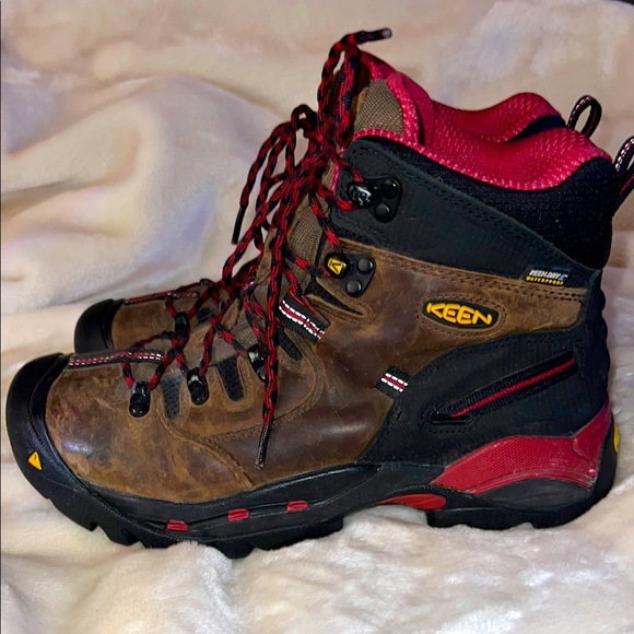 Keen Other - KEEN 🥾 RUGGED DURABLE BROWN LEATHER WATER RESISTANT HIKING BOOTS Men’s 8.5 (41)